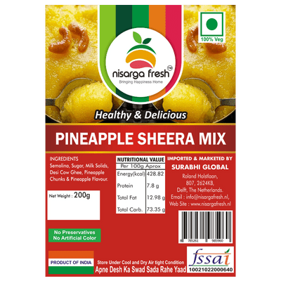 Pineapple Sheera Mix (200g) Nisarga Fresh