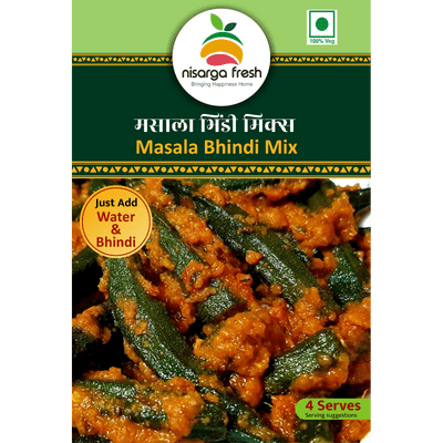 Masala Bhindi Mix (50g) Nisarga Fresh