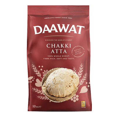 Chakki Atta Whole Wheat Flour (10kg) Daawat