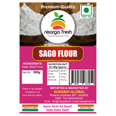 Sago Flour Pemium Quality (500g) Nisarga Fresh