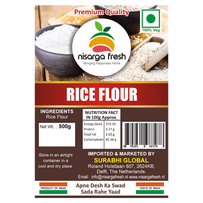 Rice flour (Tandul Pithi) (500g) Nisarga Fresh (Ukdiche Modak special)