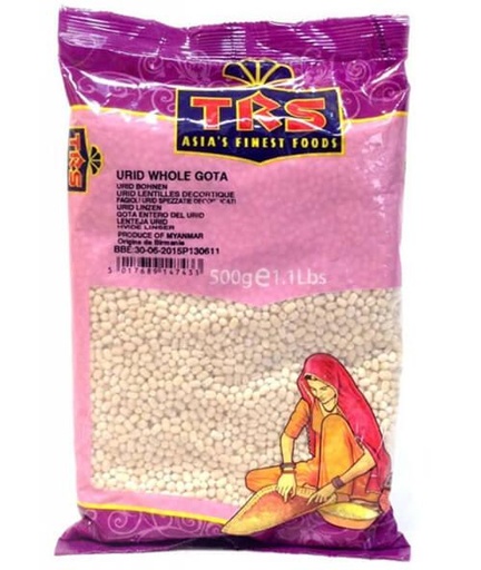Urid Whole White (Gota) (500g) TRS