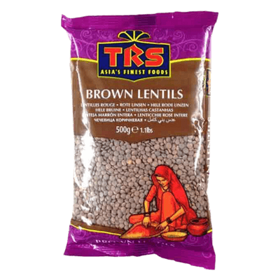Brown Lentils (Whole Masoor) (500g) TRS