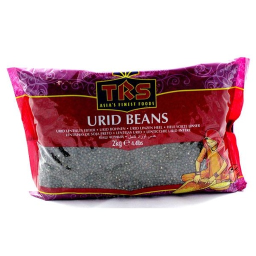 Urid Beans Whole (Black) (2kg) TRS