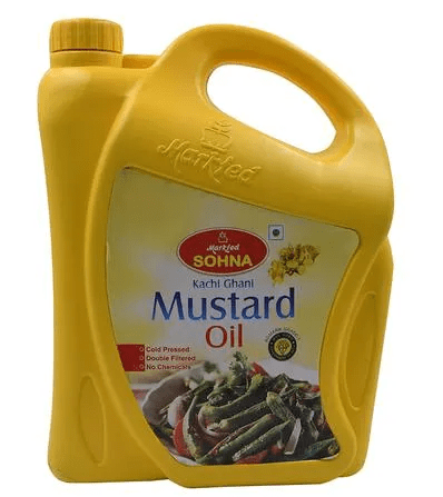 Kachi Ghani Mustard Oil (5000ml) Sohna