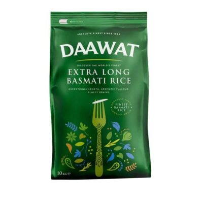 Extra Long Basmati Rice (Green) (10kg) Daawat