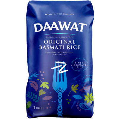 Original Basmati Rice (Blue) (1 kg) Daawat