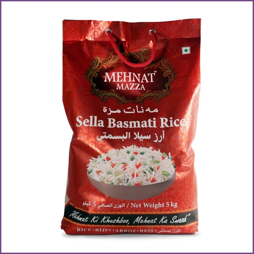 Golden Sella Basmati Rice (5kg) Mehnat
