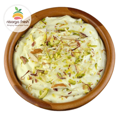 [NFK - 1129] Keshar Ilaichi Shrikhand (200g) Nisarga Fresh