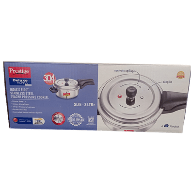 Stainless Still Cooker (Also suitable for Induction) (3L) Prestige