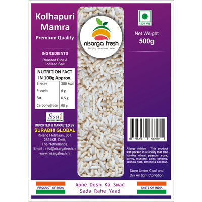 Kolhapuri Mamra (Premium) Puffed rice (500g) Nisarga Fresh