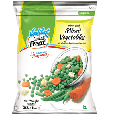 Frozen Mixed Vegetables (312g) Vadilal