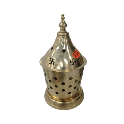 [DECO-1108] Brass closed Diya (with Swastik)