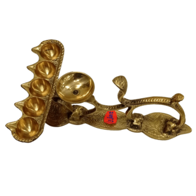 [POOJA-1189] Pancharati Brass (Med. Length 20cm, 1pc)