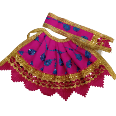 Dev Vastra (Medium Size, 1pc) - Dev Vastra Magenta And Blue (Med No.13)