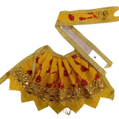Dev Vastra (Medium Size, 1pc) - Dev Vastra Yellow And Red (Med No.14)