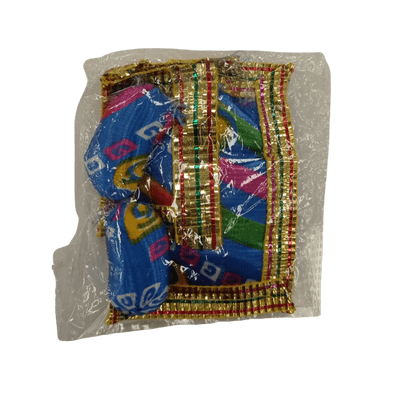 Dev Aasan with small cushion and 2 load (1pack) - Dev Aasan Dark Blue (8cmx8cm) with small cushion and 2 load