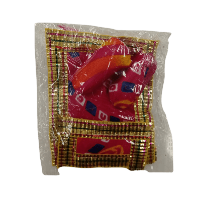 Dev Aasan with small cushion and 2 load (1pack) - Dev Aasan Pink (8cmx8cm) with small cushion and 2 load