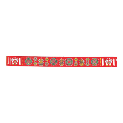 Rangoli Strip Sticker (1PC) Aprox 23" (58cm) (Diwali / Dipawali) - Rangoli Strip Sticker (1PC) Aprox 23" No 5