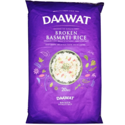 Daawat Broken Basmati (Purple pack, 20kg)