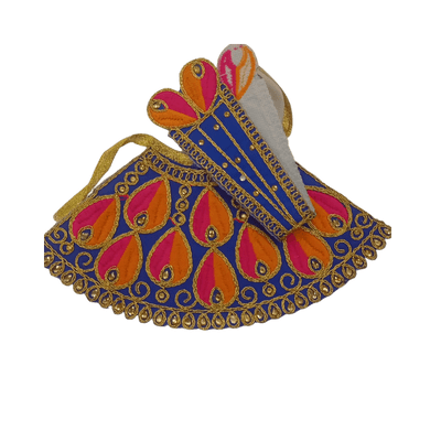[POOJA-1100] Dev Vastra with Kundan (Parkar)