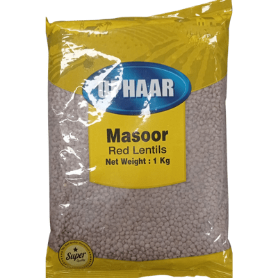 Masoor Whole  Brown lentils (1kg) Uphaar