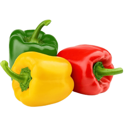 [VEG-43] Green, Red, Yellow Capsicum Set (1 each)
