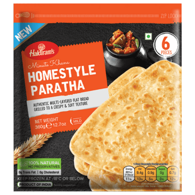 Frozen Home Style Paratha (360g) Haldiram