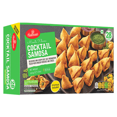 Cocktail Samosa Haldiram (650g, Frozen) Haldiram