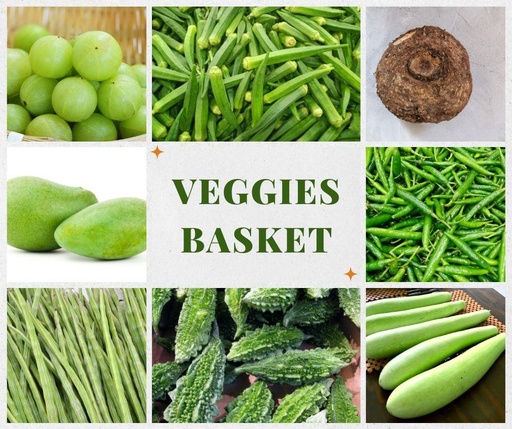 [VEG-96] Veggie Basket (10% discount, on min. 4 and max. 6 vegetables)