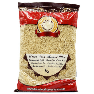 Brown Sona Masuri Rice (1kg) Annam