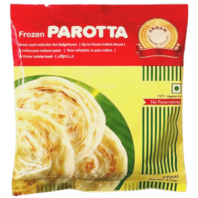 Frozen Parotta (Paratha) (5pcs, 375g) Annam