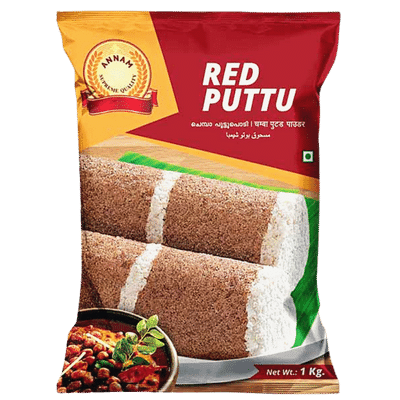 Red Puttu Flour Roasted Mix (1kg) Annam