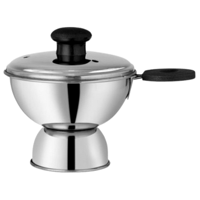 [HUTA-1018-1-1] Puttu Maker Round Stainless Steel