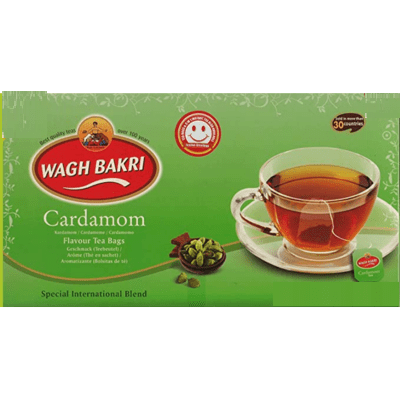 Cardamom Tea Bags 50g (25 bags) Wagh Bakri