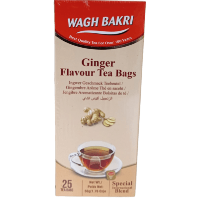 Ginger Tea Bags 50g (25 bags) Wagh Bakri