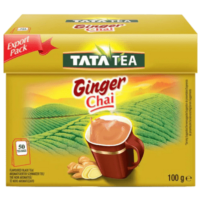 Ginger Chai 50 Tea Bags (100g) Tata Tea