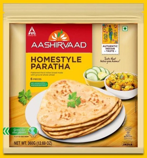 Homestyle Paratha (Frozen) (360g) Aashirvaad
