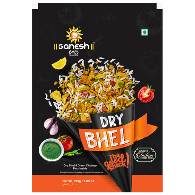 Dry Bhel with Chutney (200g) Ganesh Bhel