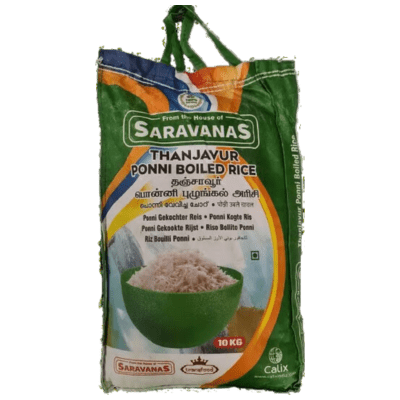 Thanjavur Ponni Boiled rice (10kg) Saravanas