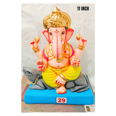 [GANESHA 16] Ganesha Idol Nr. 29: Size ~11 Inch (Eco Friendly) Pickup from Delft Store