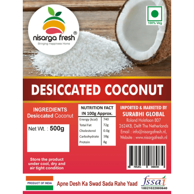 Desiccated Coconut Powder (500g) Nisarga Fresh
