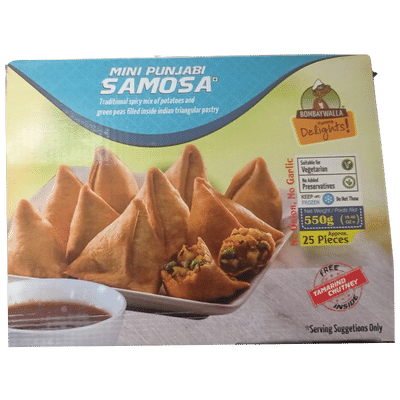 Frozen Mini Punjabi Samosa (25pcs, 550g) Bombaywalla