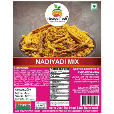 Offer 1 + 1 Free Nadiyadi Mix (Surat Special) (200g)  Nisarga Fresh BB 9-7-24