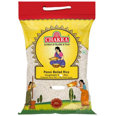 Ponni Boiled Rice (5kg) Chakra