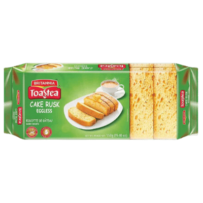 Britannia Cake Rusk Eggless (550g) Britannia