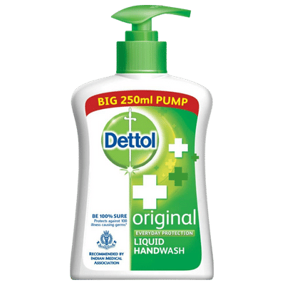 Dettol Liquid Soap Hand Wash with pump (250ml) Dettol