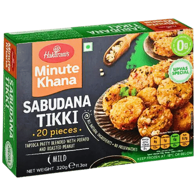 Frozen Sabudana Tikki (320g) Haldiram