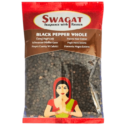 Black Pepper Whole (100g) Swagat